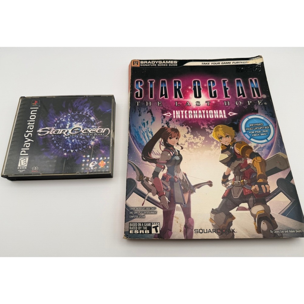 Star Ocean The Second Story PS1 Game The Last Hope International Strategy Guide